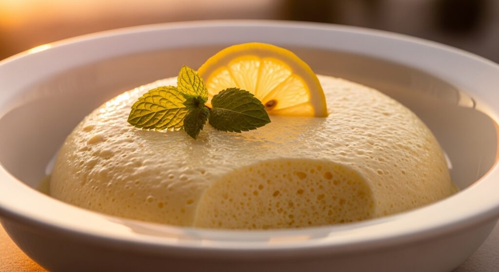 Mousse de limão com suco tang