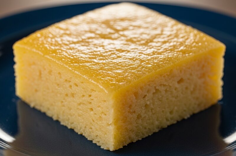 Bolo de mandioca fit, fácil e fofinho