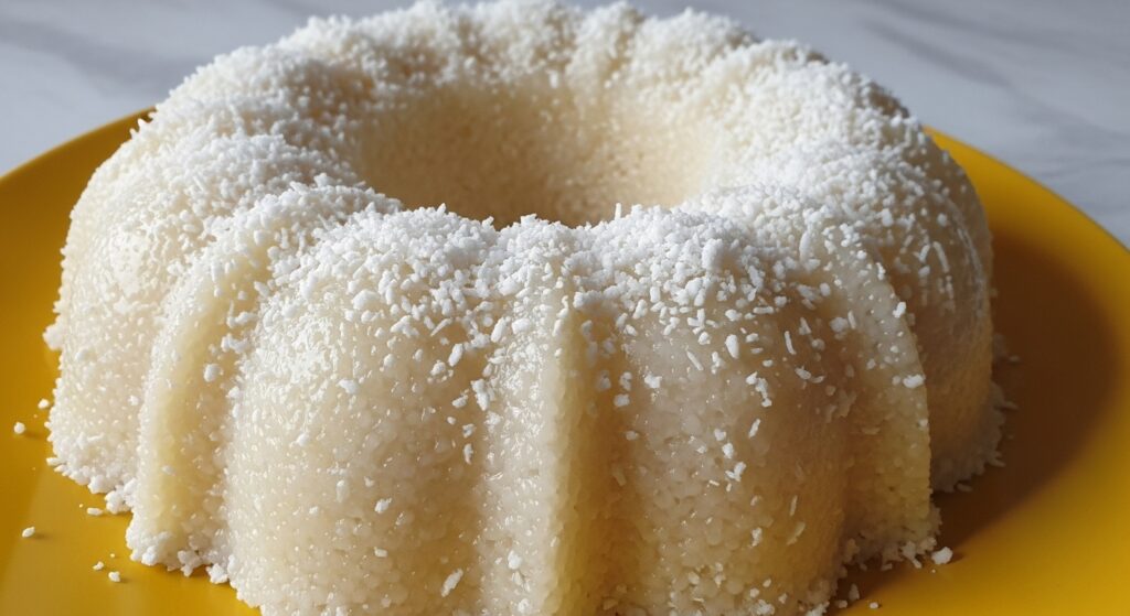 Bolo de tapioca vegano