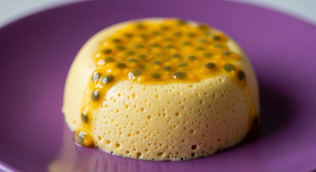 Mousse de maracujá vegano