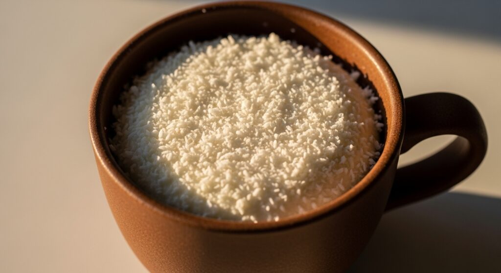 Receita de bolo de caneca de tapioca