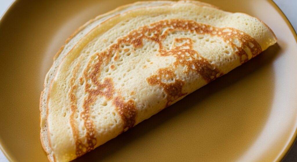 Receita de crepe vegano