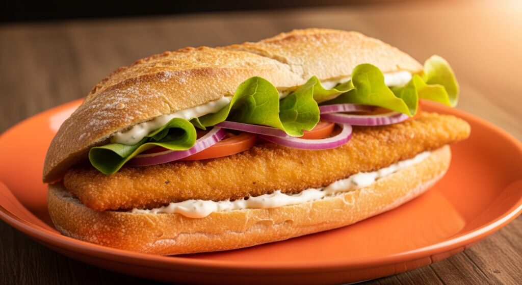 Sanduíche de peixe