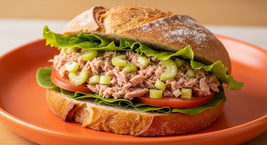 Sanduíche natural de atum
