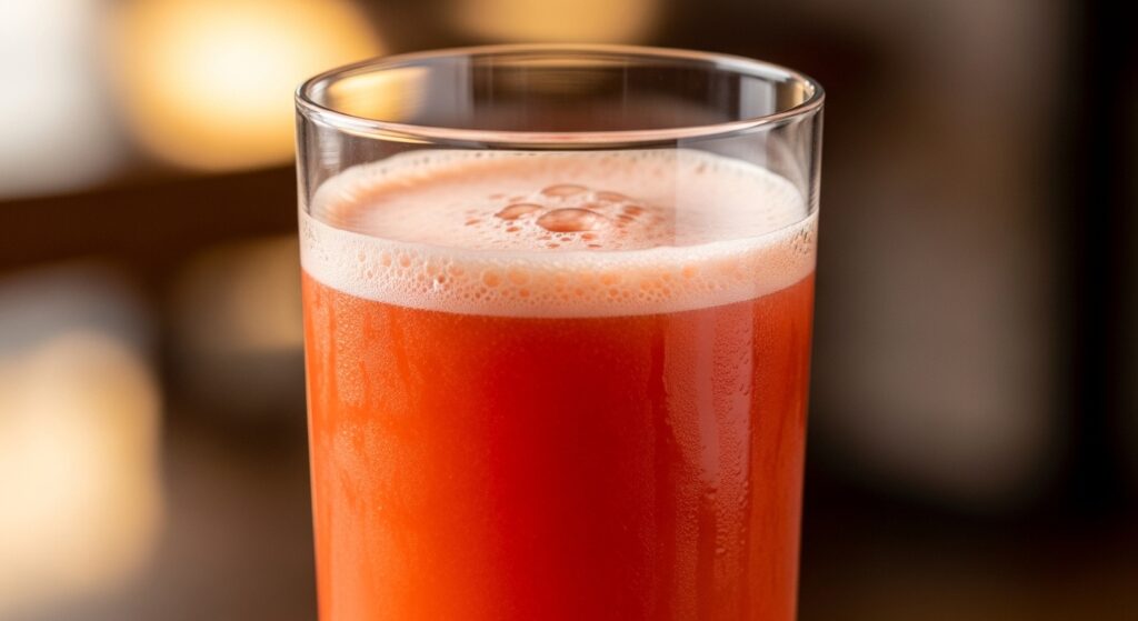 Suco de pitanga: sem açúcar