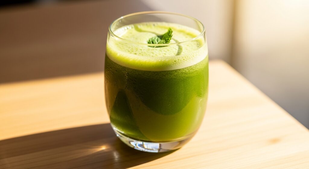 Suco verde detox pós carnaval