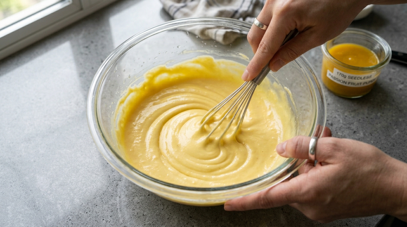 Base do mousse de maracujá