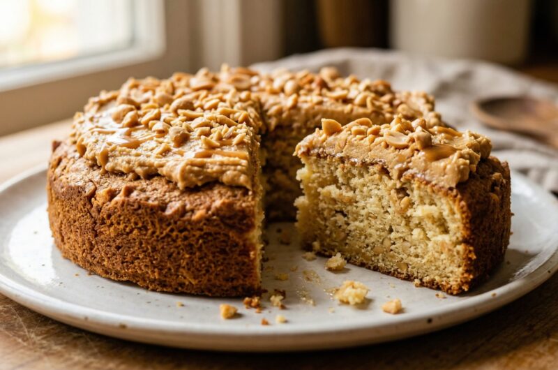 Bolo de Amendoim Fit