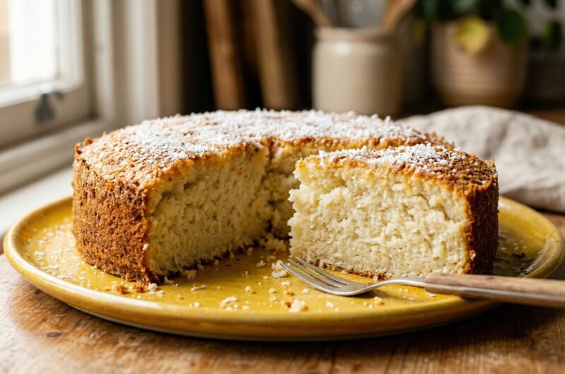 Bolo de Maracujá com Coco