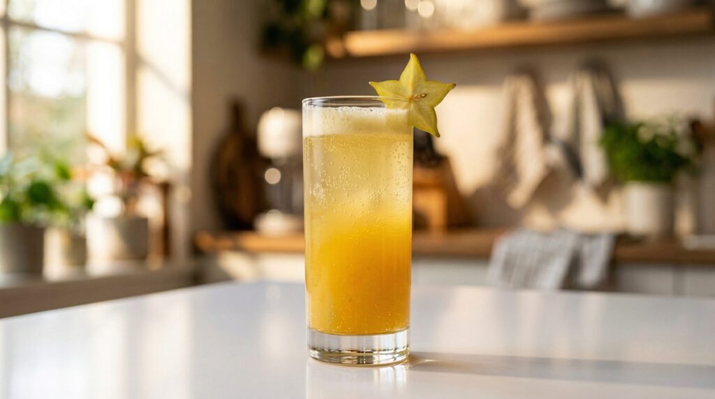 Drink de carambola sem álcool
