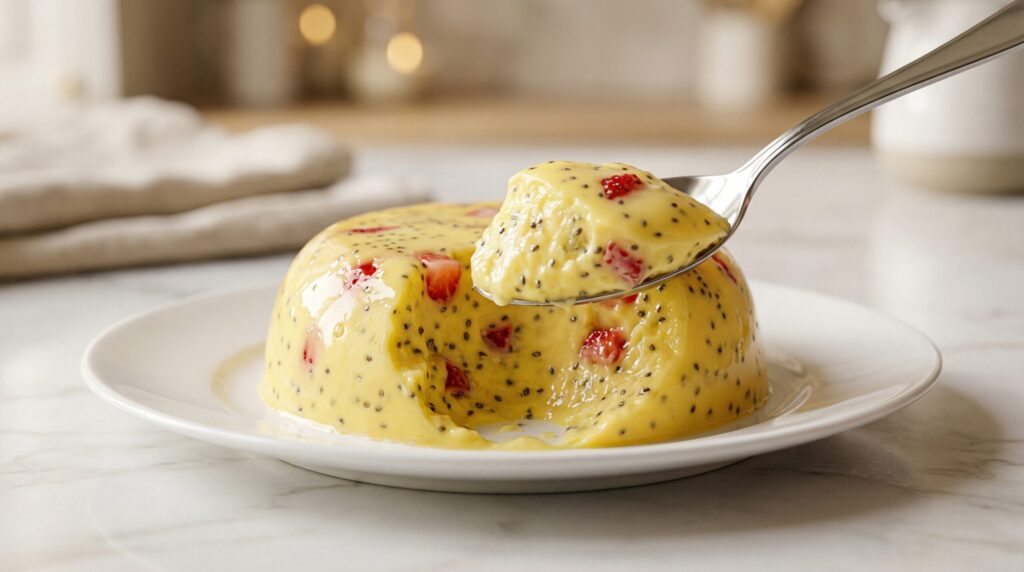 Gelatina com Chia