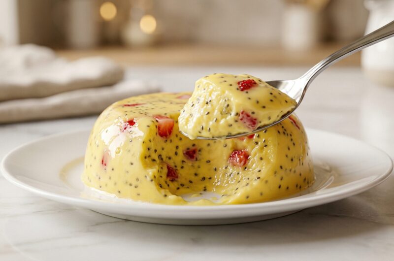 Gelatina com Chia