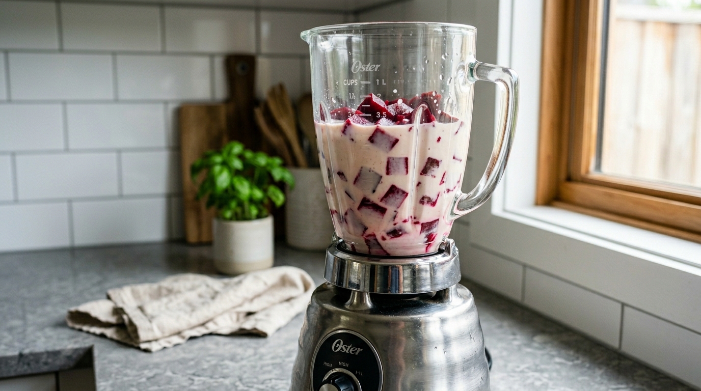 Mousse de beterraba - Passo 3