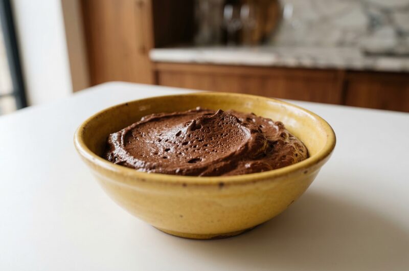 Mousse de Chocolate Proteico