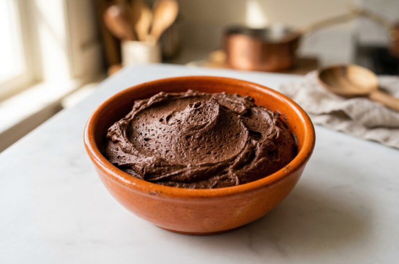 Mousse de Chocolate Vegano