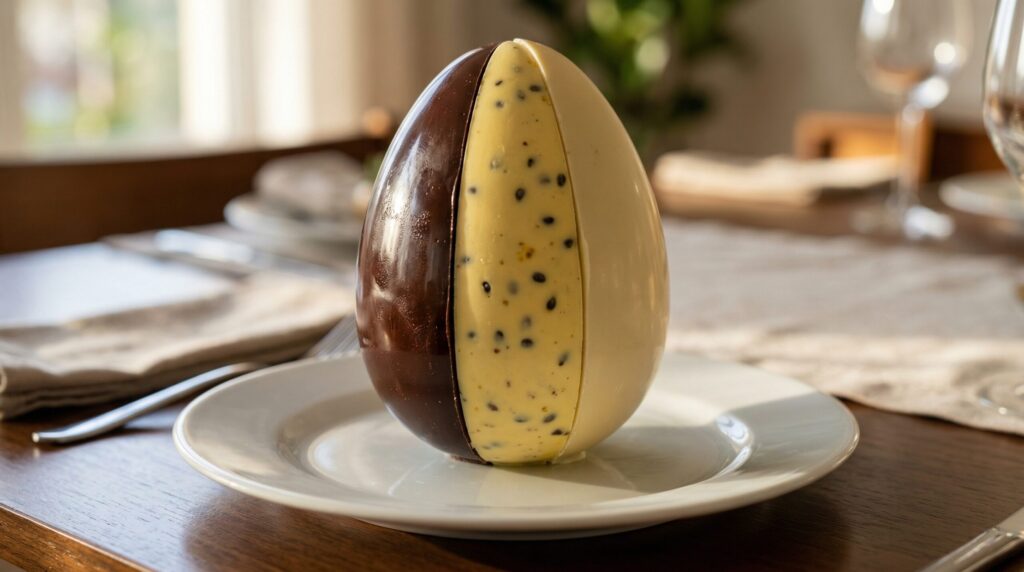 Ovo de Páscoa em Fatias e FIt