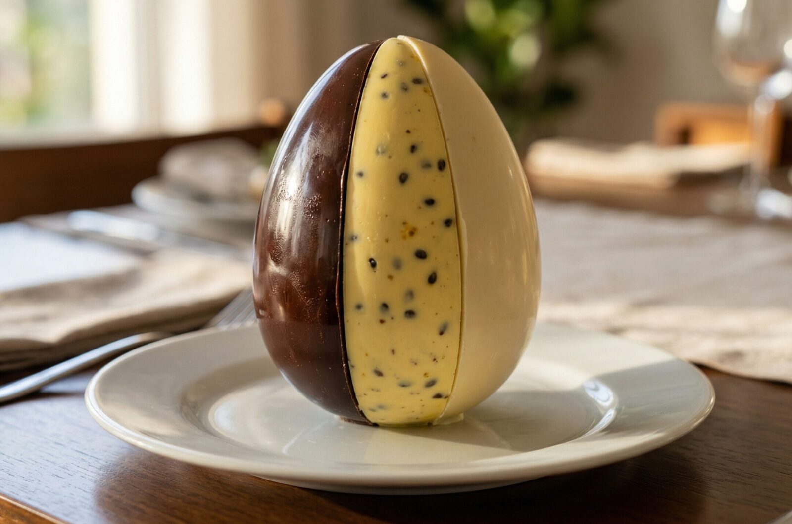 Ovo de Páscoa em Fatias Fitness