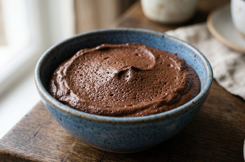Mousse de Chocolate Para Diabéticos