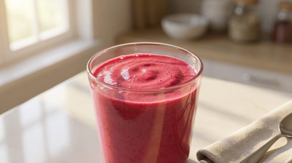 Receita vitamna de beterraba pós treino