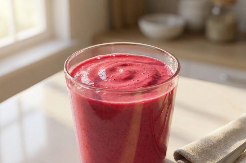 Vitamina de Beterraba Para Pós Treino