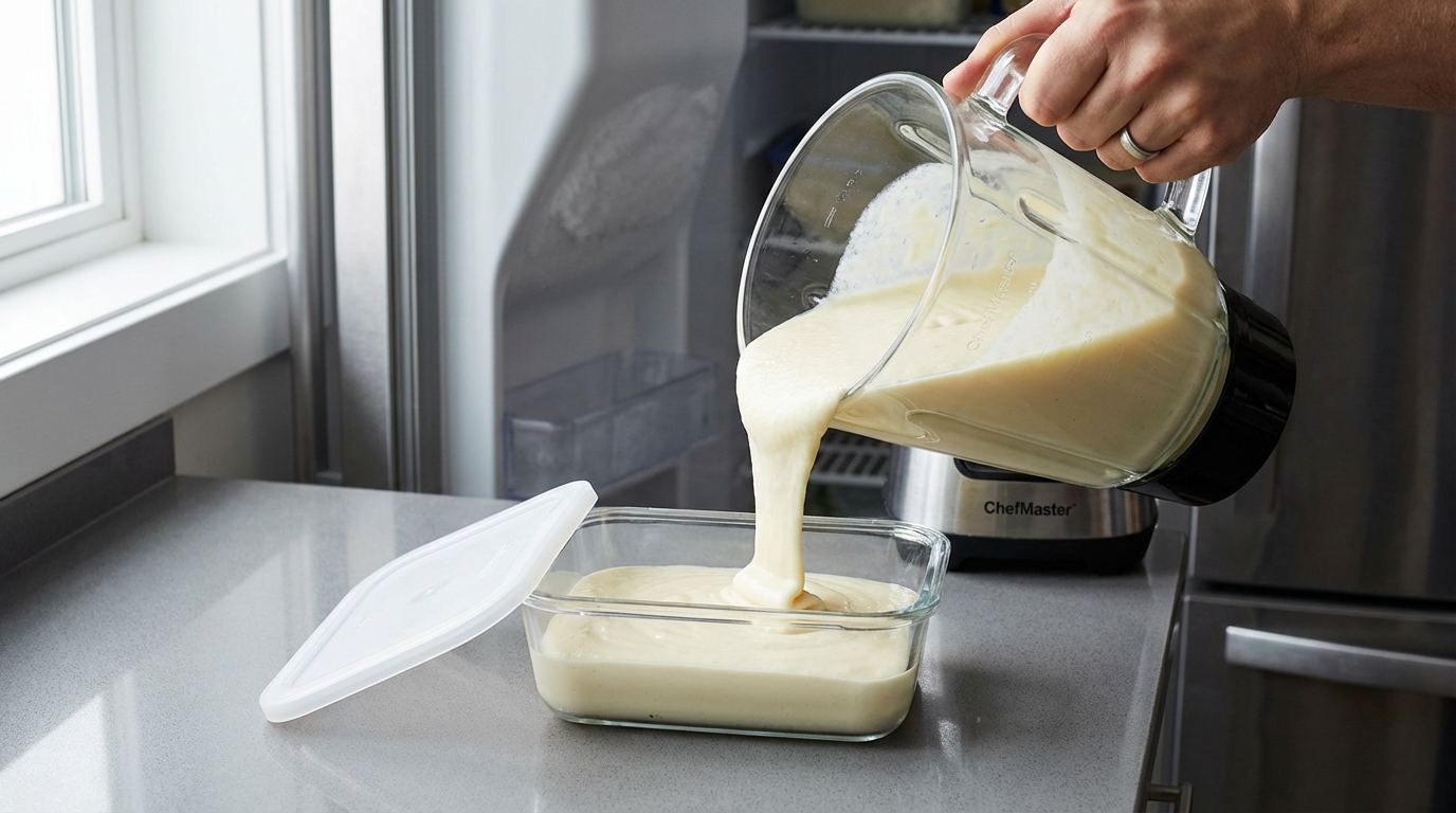 Sorvete de Carambola - Passo 3