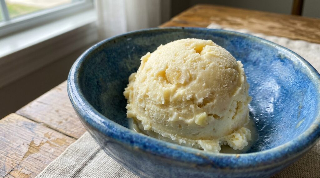 Sorvete de mandioca fit