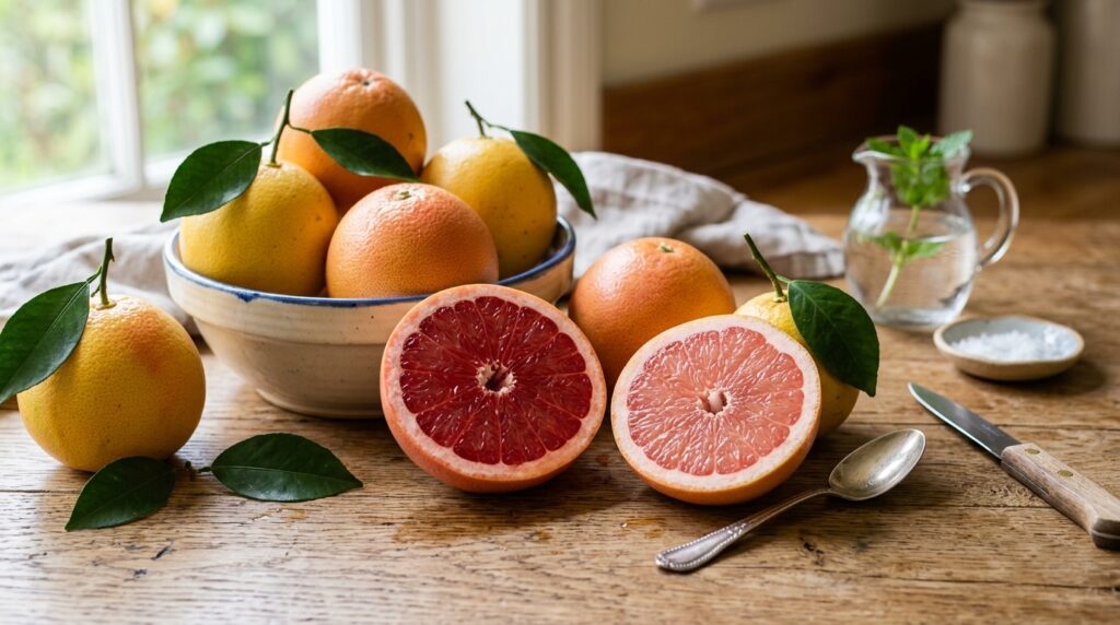 Toranja rosa e vermelha