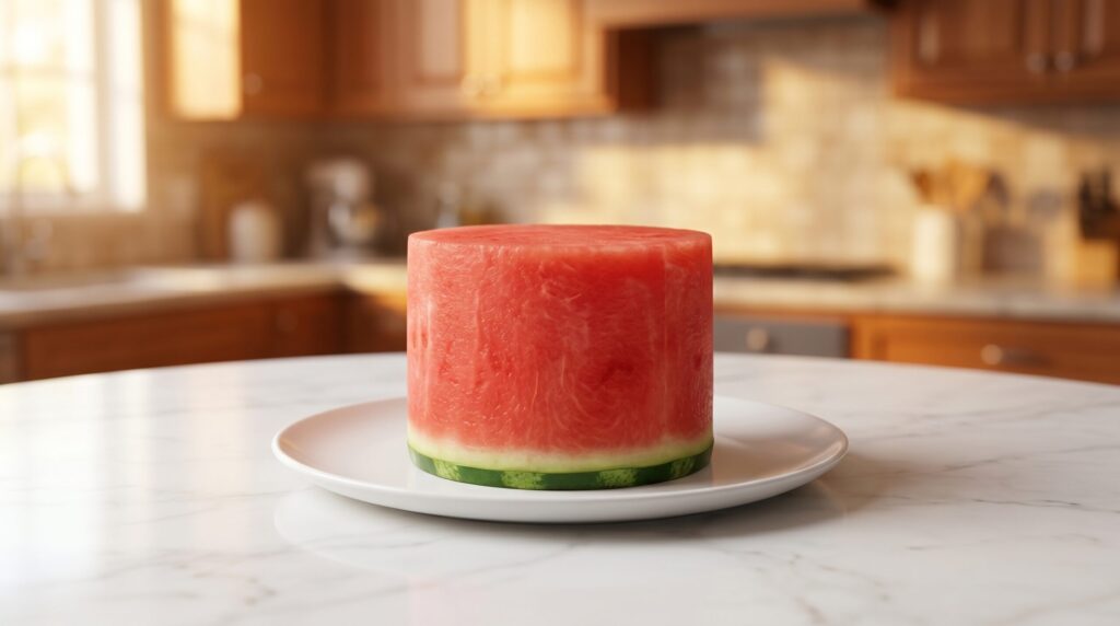 Bolo de melancia para bebês