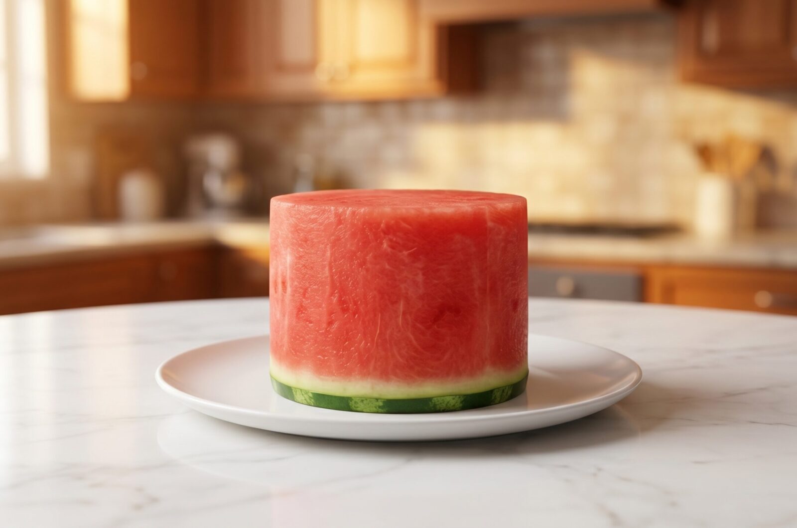 Bolo de melancia para bebês