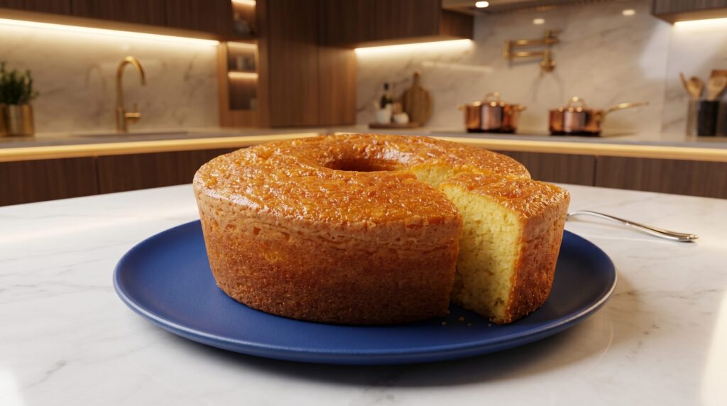 Bolo de milho com flocão