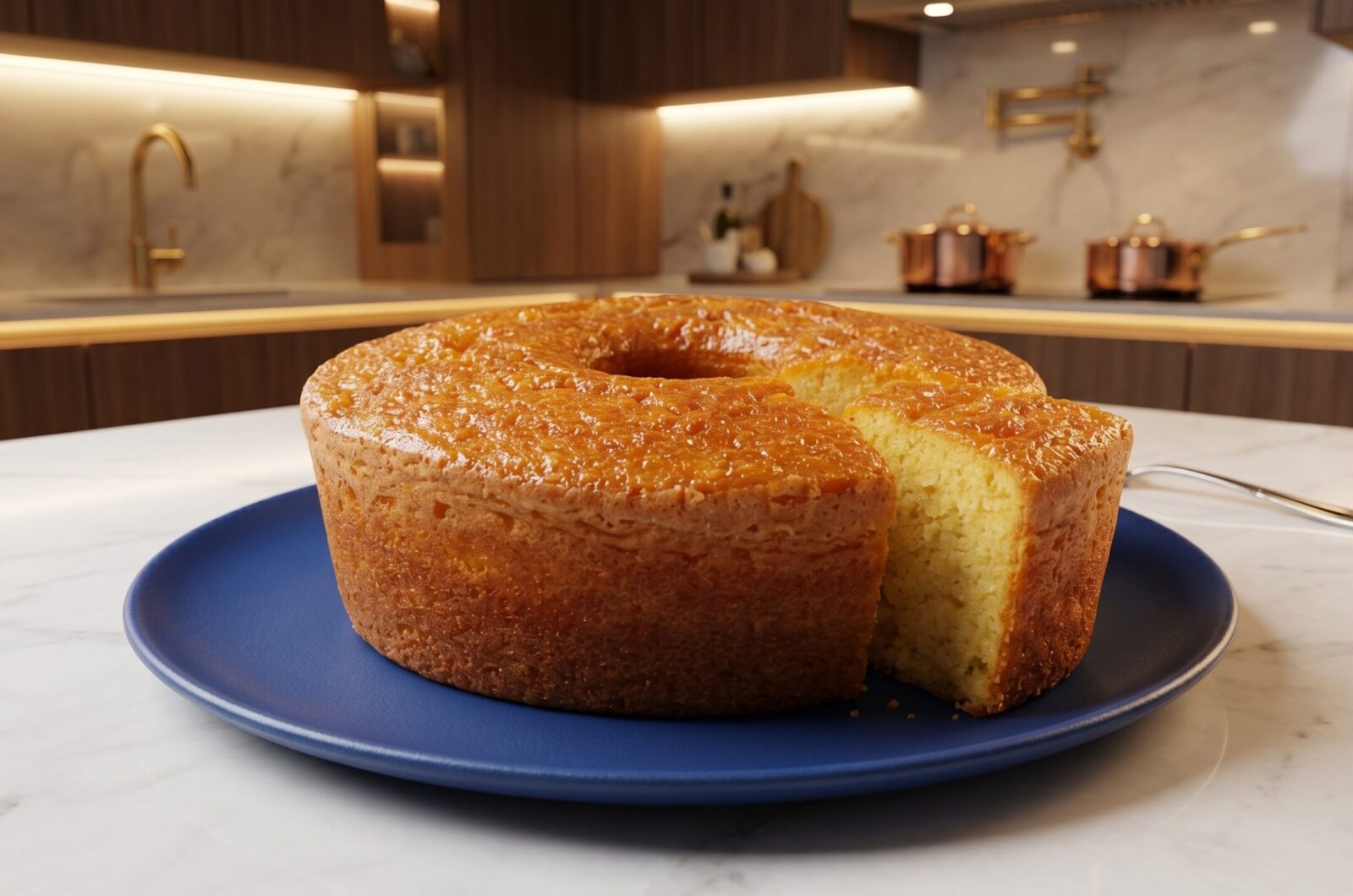 Bolo de milho com flocão