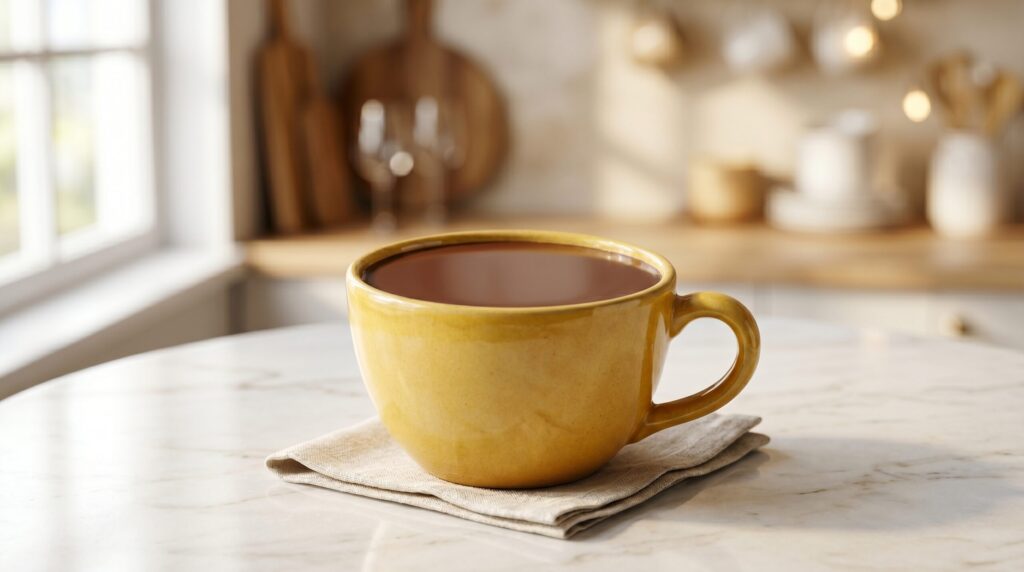 Chocolate quente sem leite condensado