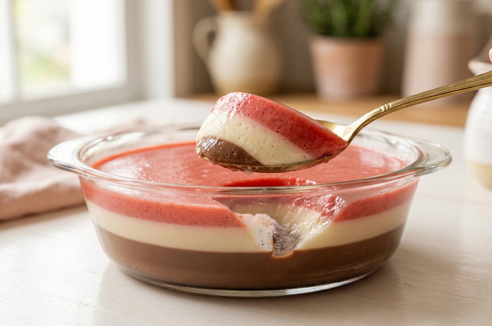 Gelatina cremosa para festa infantil