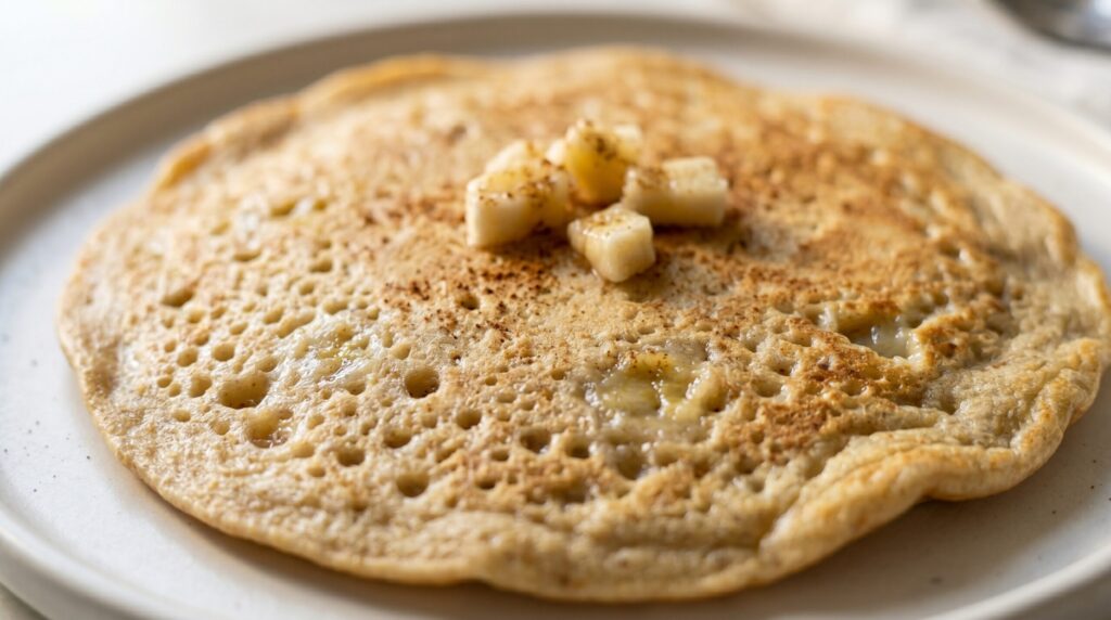 Panqueca de banana para bebês