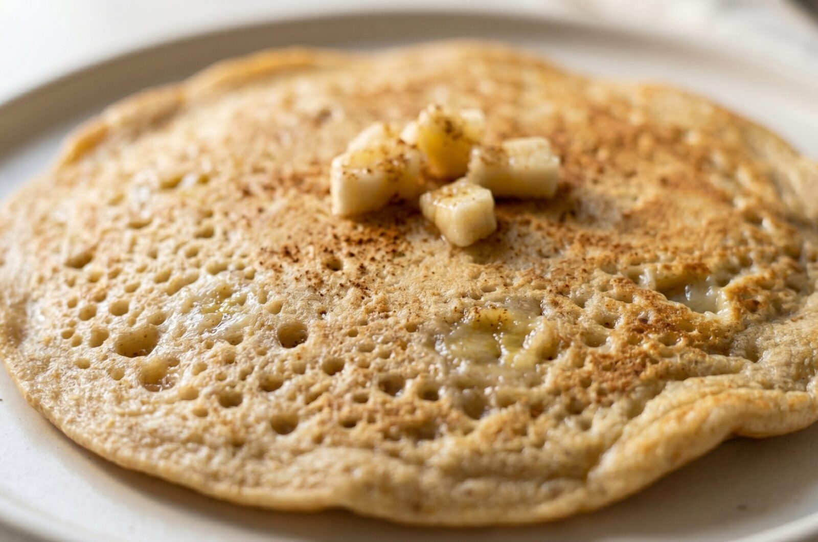 Panqueca de banana para bebês