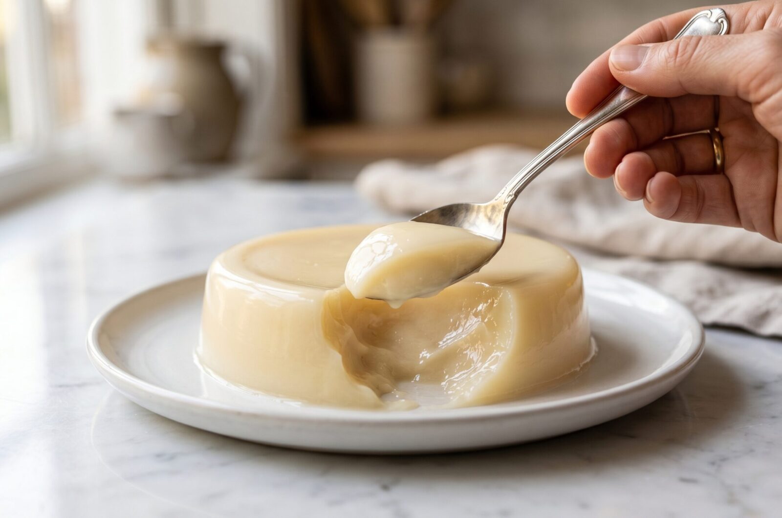 Gelatina coreana de maçã