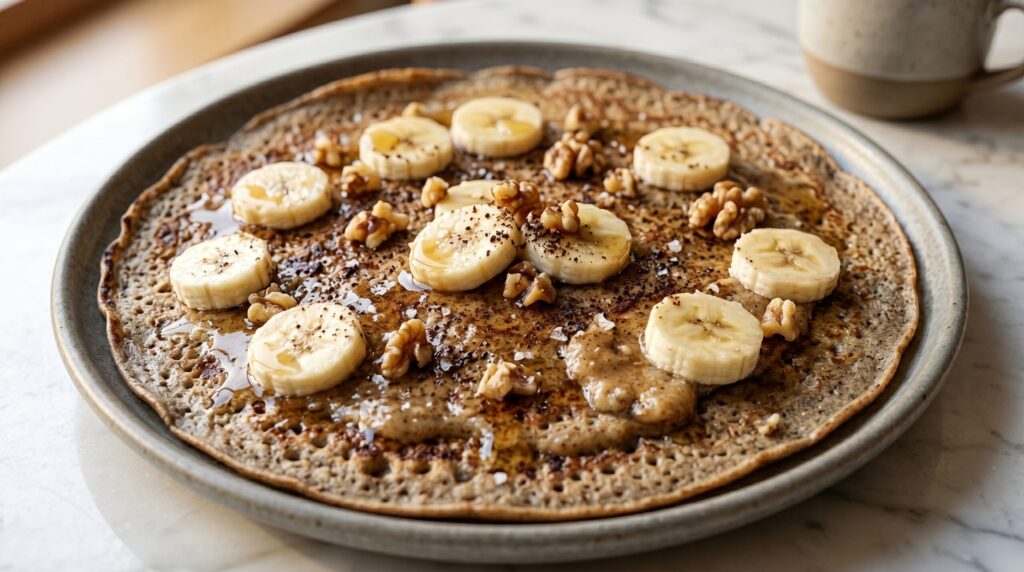 Receita panqueca pré treino com café