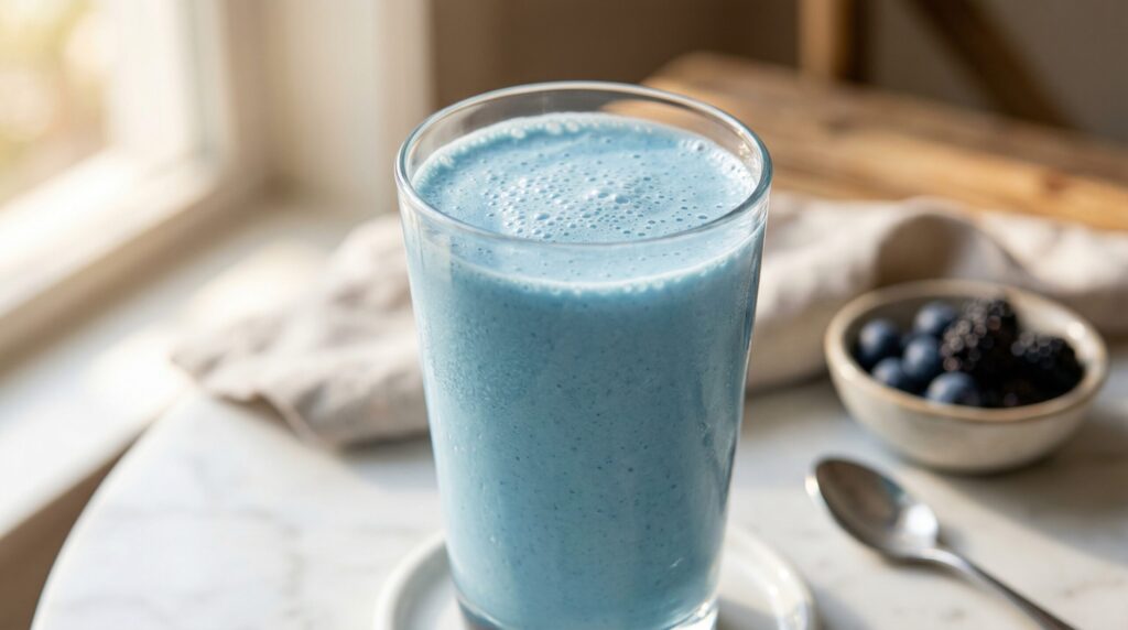 Receita suco azul