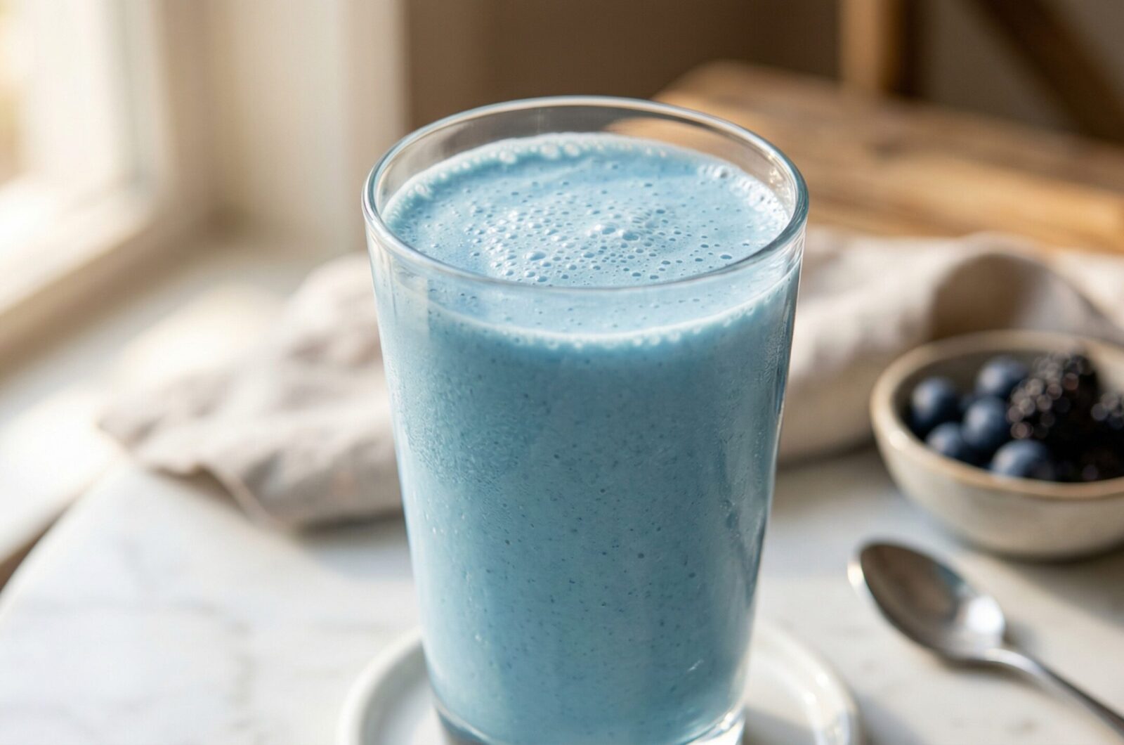 Suco azul: Apenas 3 ingredientes