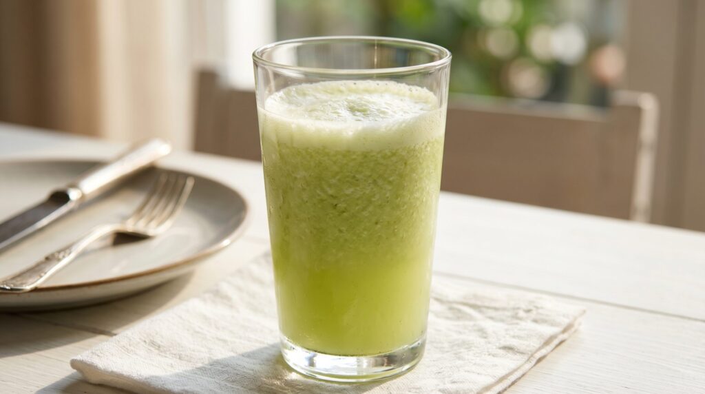 Suco de chuchu para abaixar a pressão