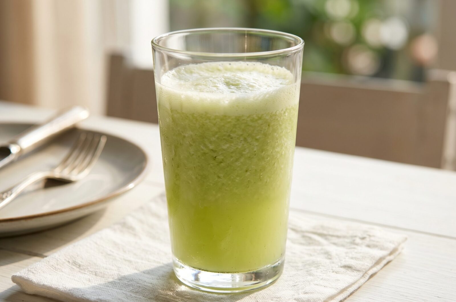 Suco de chuchu para abaixar pressão