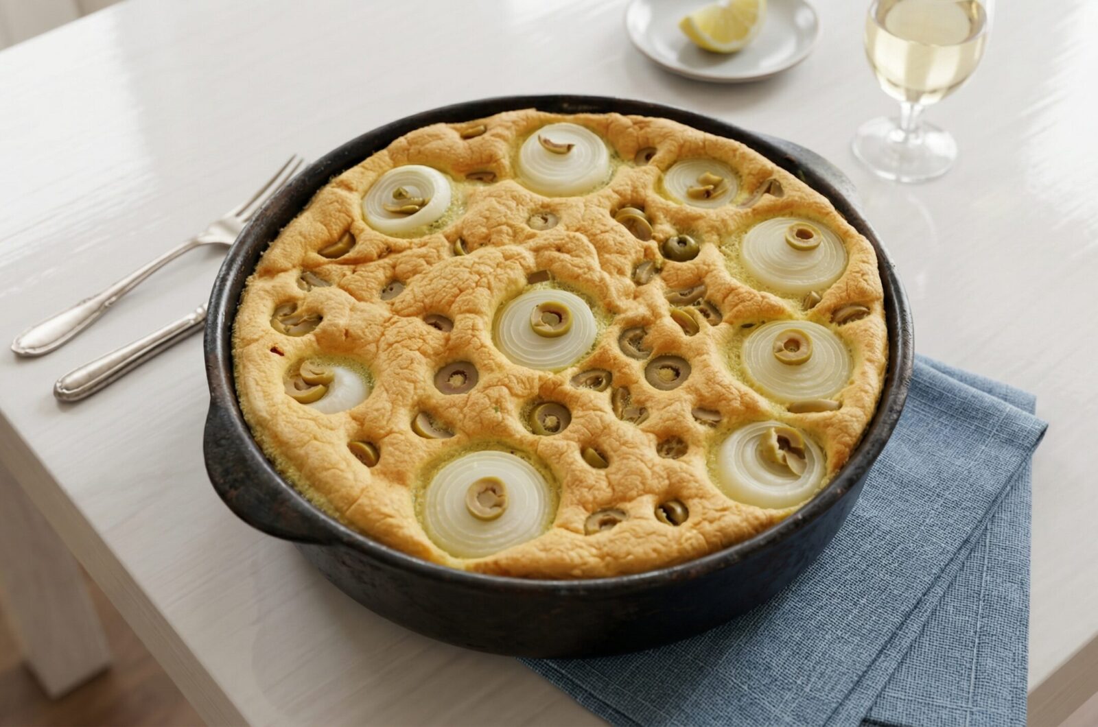 Torta Capixaba Fit: com bacalhau