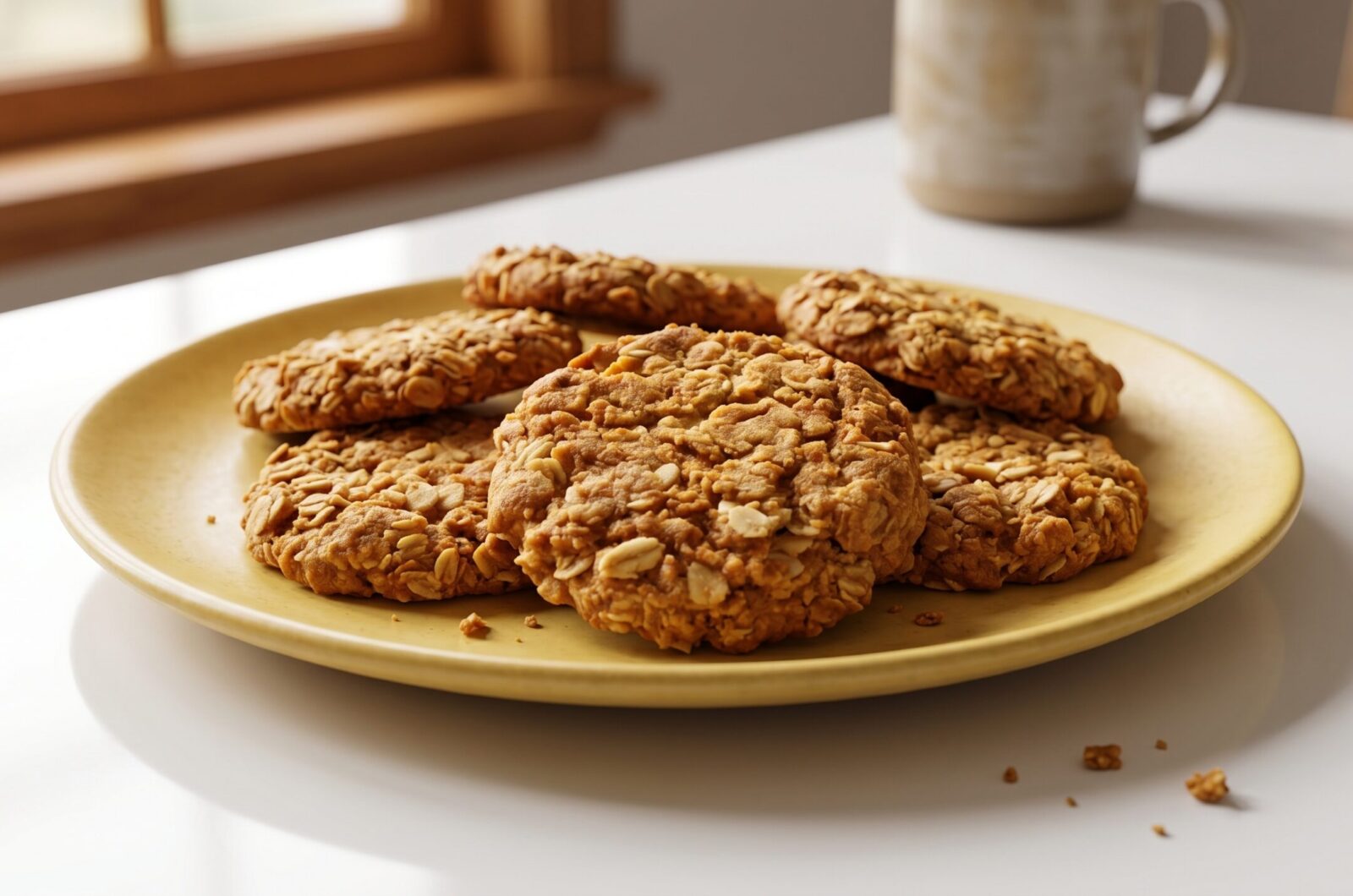 Biscoito Anzac Proteico (Anzac Biscuits)