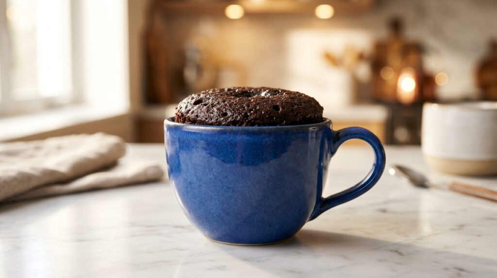 Bolo de caneca de oreo