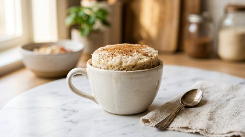 Receita de bolo de caneca para diabéticos