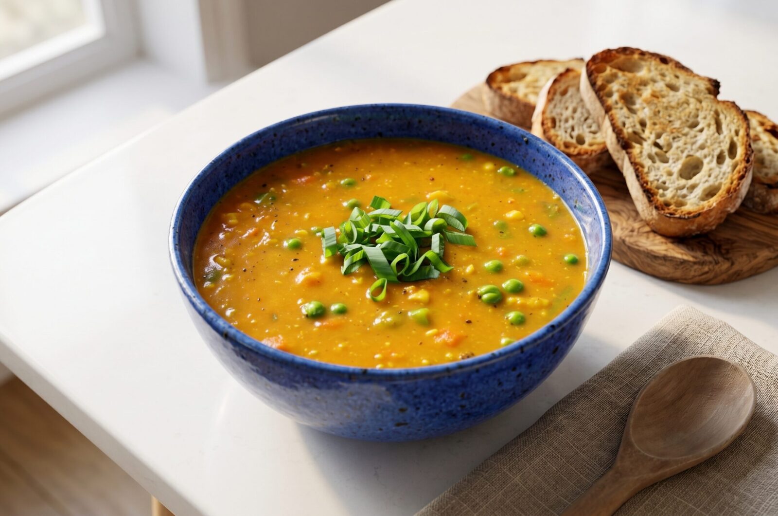 Sopa de Abóbora Leve e com Baixo Sódio