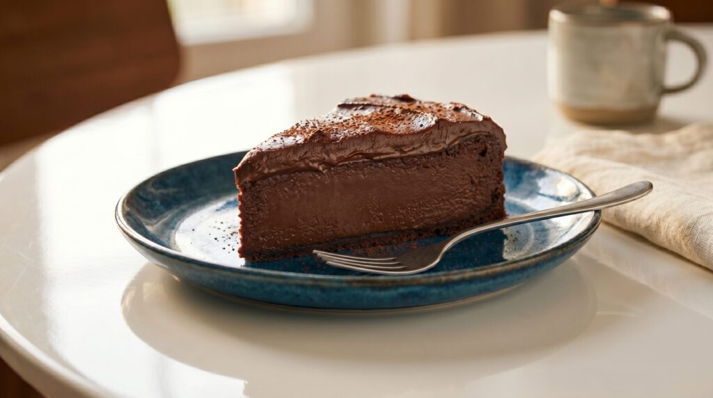 Torta de chocolate proteico