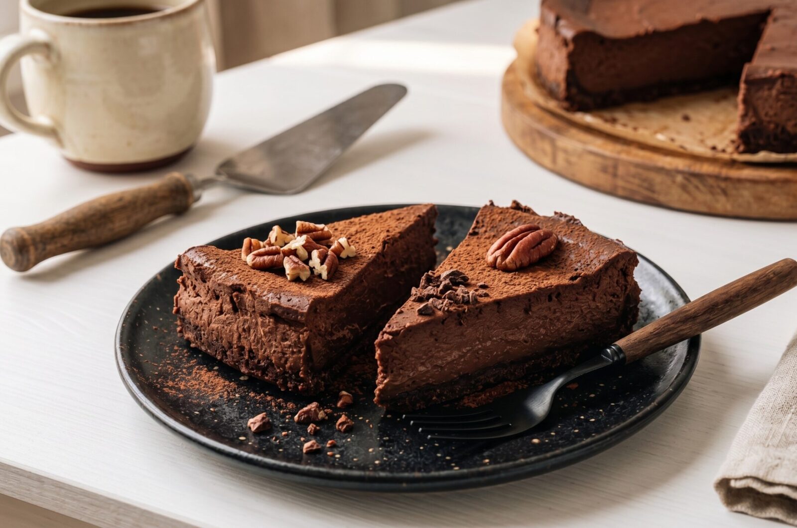 Torta de Chocolate Sem Açúcar 