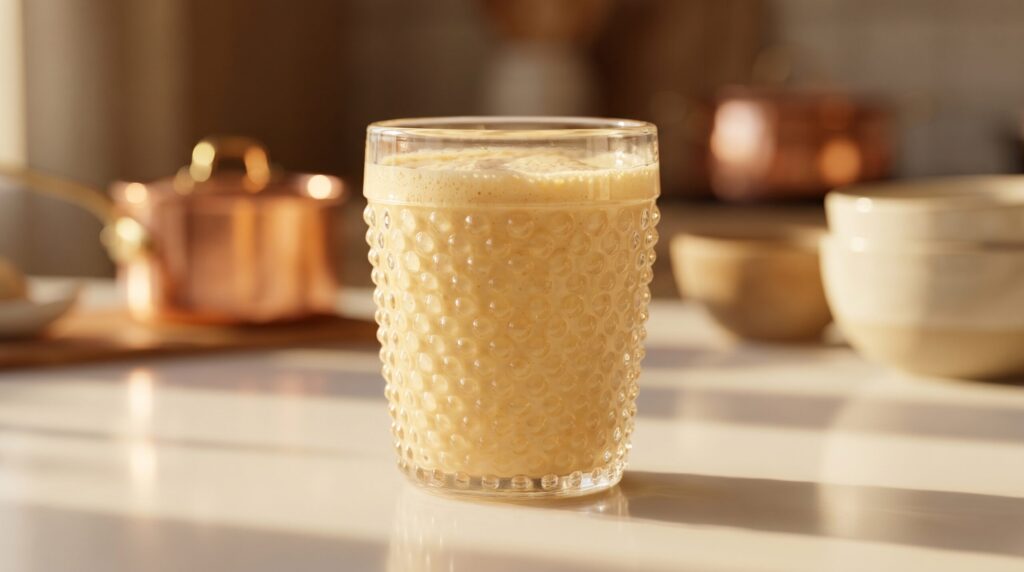 Batida de amendoim sem álcool