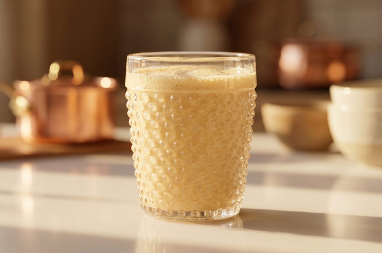 Batida de amendoim sem álcool